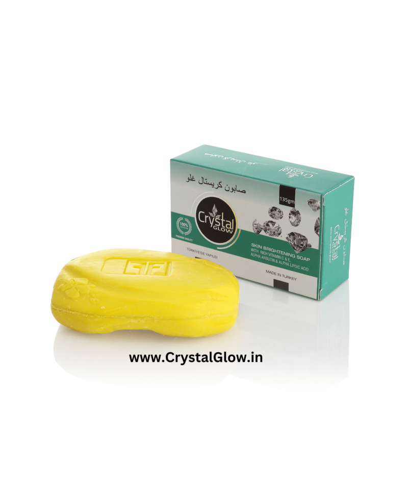 Crystal Glow Skin Brightening Soap 135gm - Image 2
